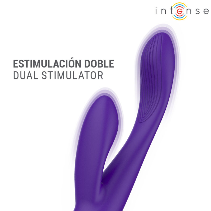 Tige point G et bras clitoridien du vibromasseur rabbit Paolo en double stimulation