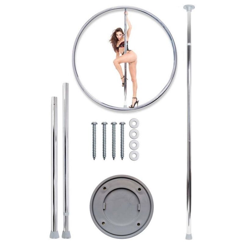 Tronçons, platine de fixation et visserie de la barre de pole dance Fetish Fantasy