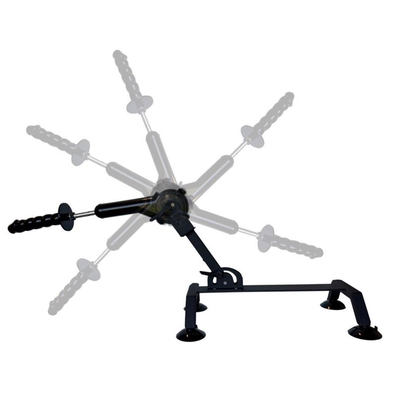 Schéma des angles de réglage du bras de la machine sexuelle Body Dock Pro