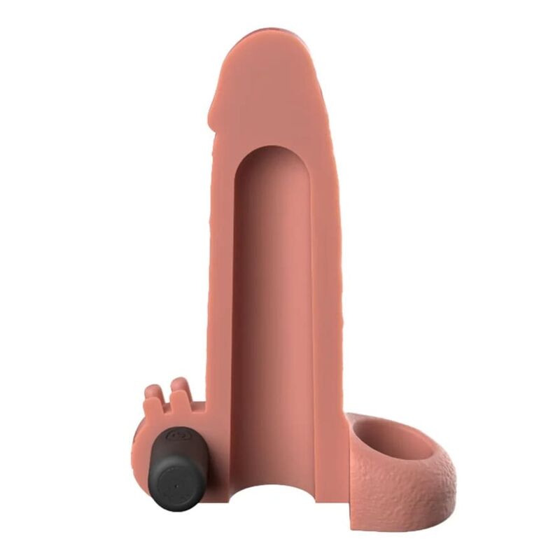 Coupe de la gaine Real Feel beige Fantasy X-Tensions révélant le fourreau intérieur