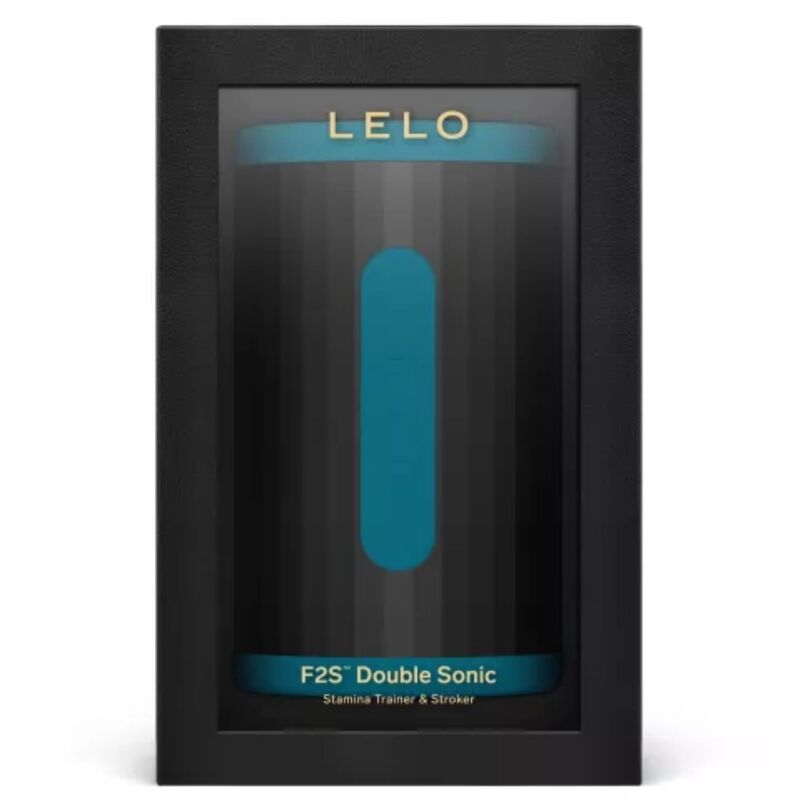 Coffret LELO F2S Double Sonic bleu, stamina trainer and stroker