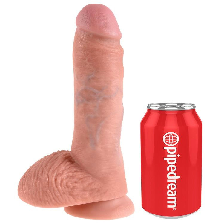 Gode Réaliste avec Testicules Ventouse - King Cock