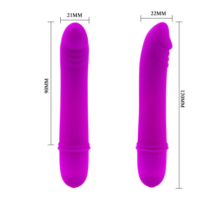 Vibromasseur Mini Beck Lilas 10 Modes Silicone Polyvalent - Pretty Love