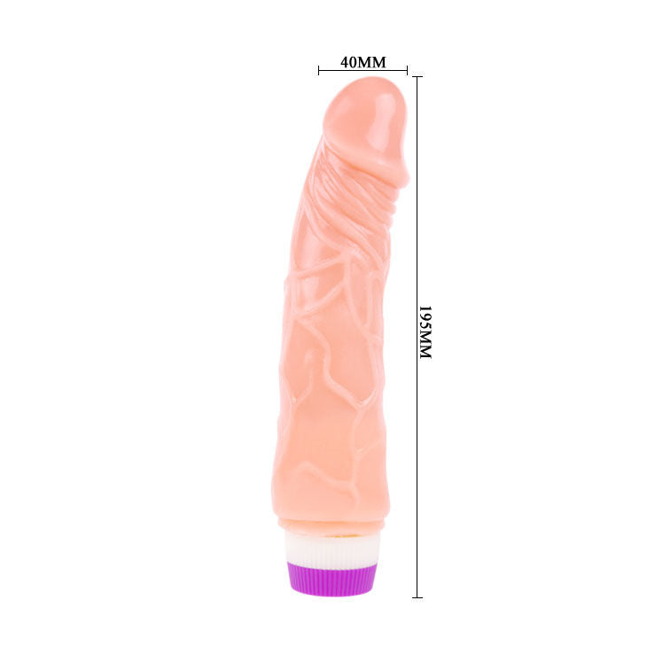 Vibromasseur Réaliste Linex Multivitesse 20 cm Toucher Doux - Baile