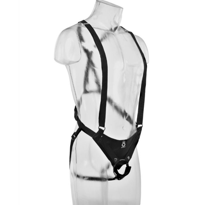 Gode Ceinture Creux Réaliste 28 cm Sangles Réglables - King Cock