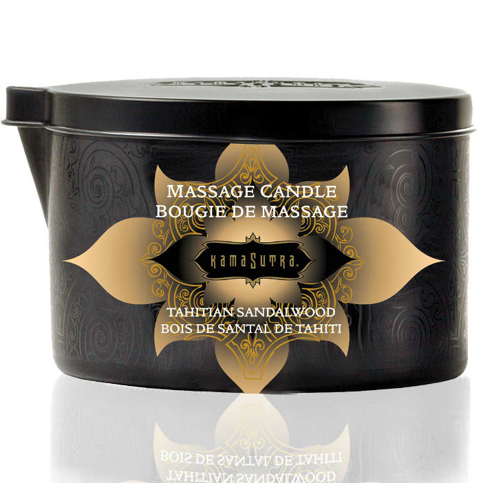 Bougie de Massage Huile Tiède 6 Parfums 170 g 35 Heures - Kamasutra