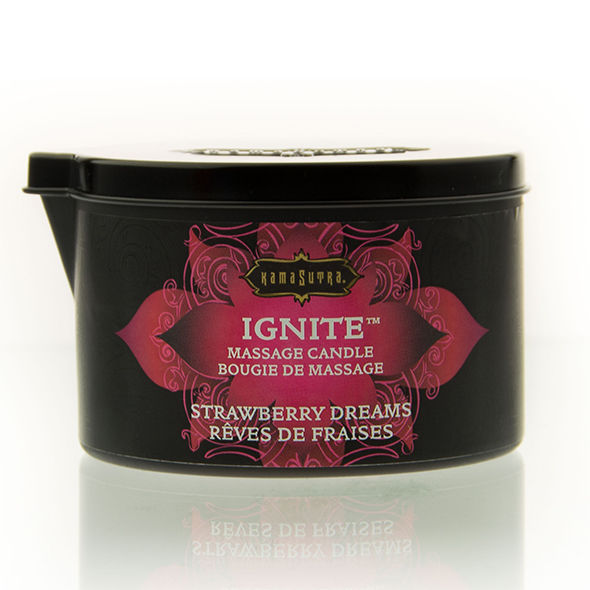 Bougie de Massage Huile Tiède 6 Parfums 170 g 35 Heures - Kamasutra