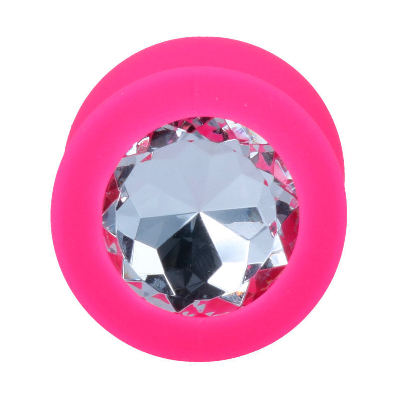 Plug Anal Shelki avec Base Diamant - Silicone Doux Étanche - Intense