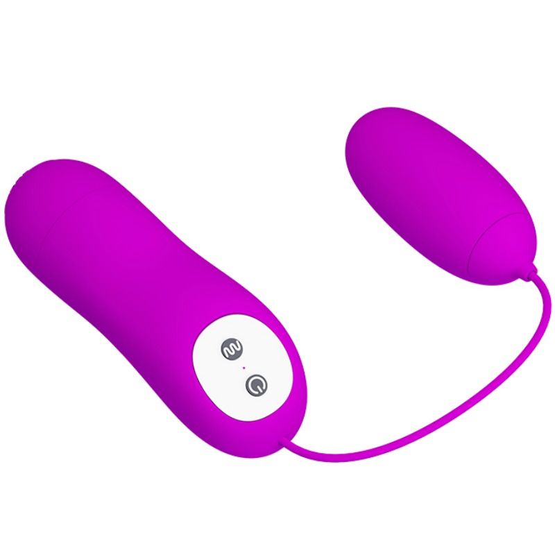 Œuf Vibrant Eunice Double Stimulation 12 Modes Silicone - Pretty Love