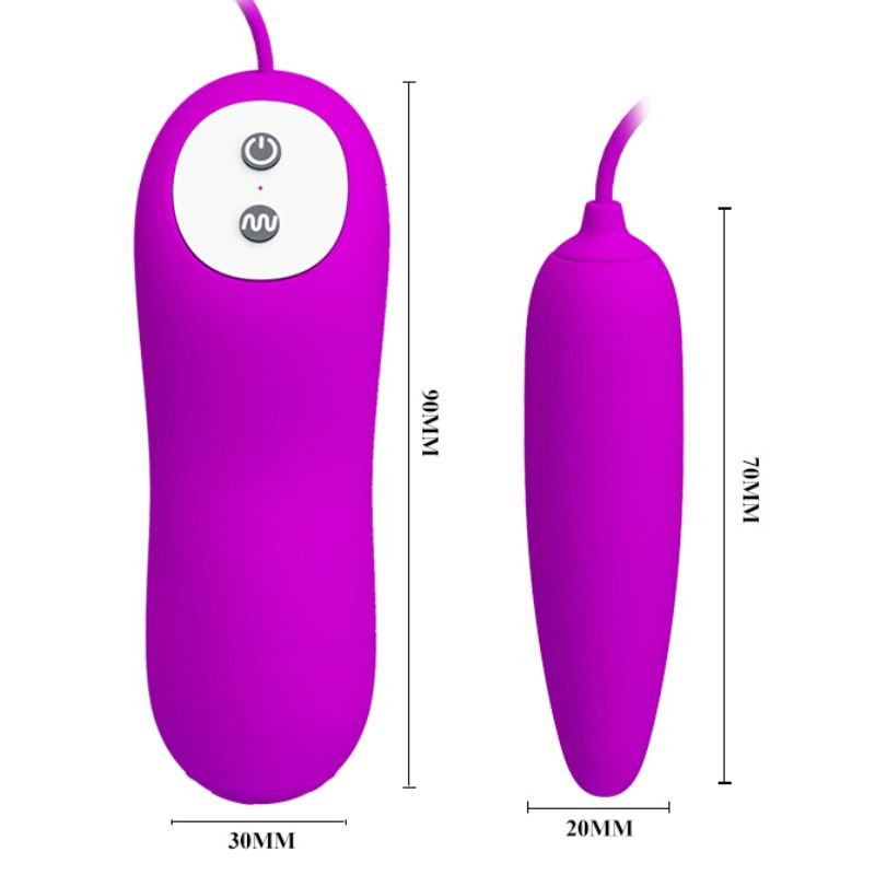 Œuf Vibrant Harriet Silicone Double Usage 12 Modes - Pretty Love