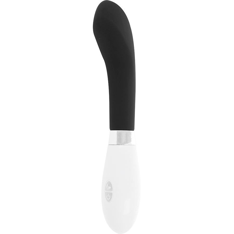 Vibromasseur Courbé John - 10 Modes Étanche Silicone - Glossy