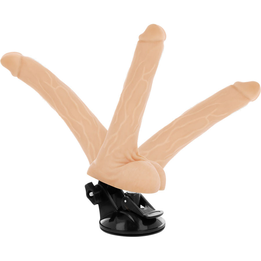 Gode Vibrant Réaliste Articulable Télécommandé 21 cm - Basecock