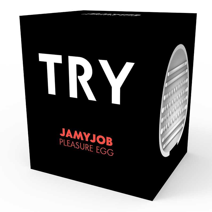 Masturbateur Œuf Discrett Filaments de Soie Élastique - Jamyjob