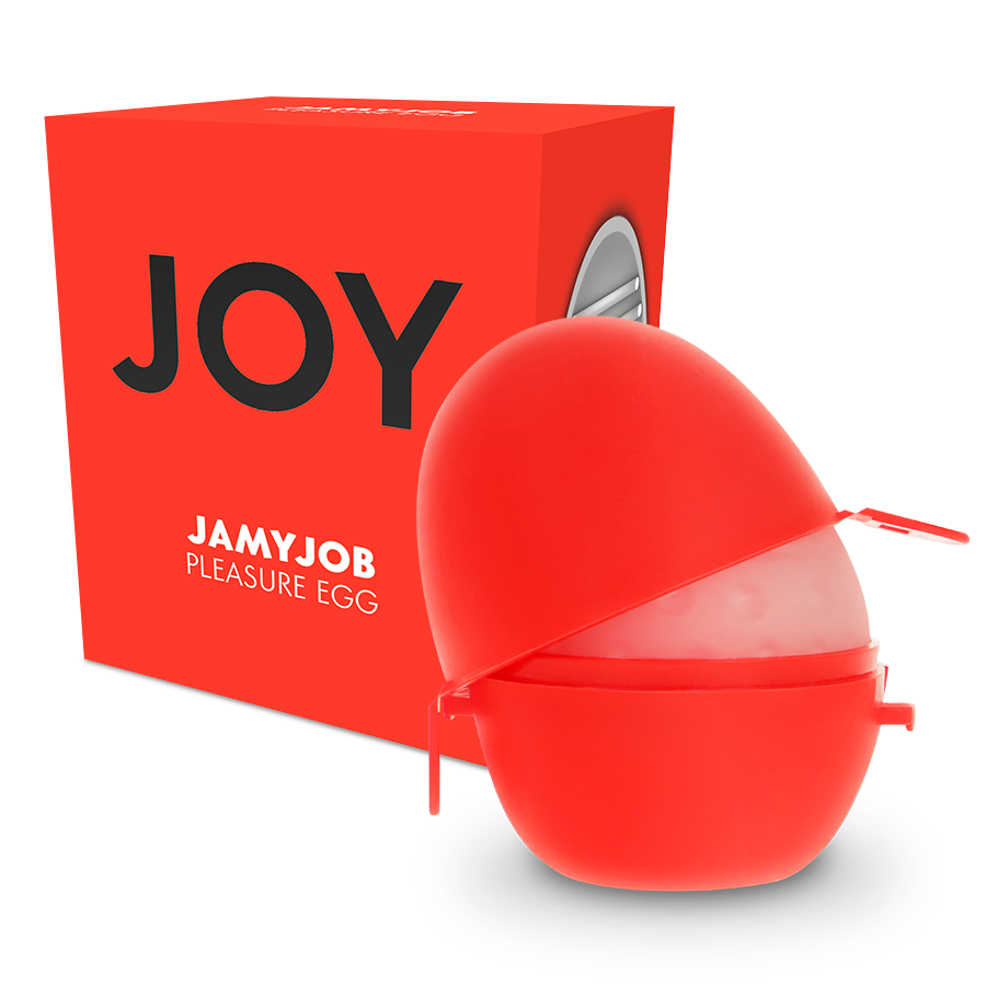 Masturbateur Œuf Discrett Filaments de Soie Élastique - Jamyjob