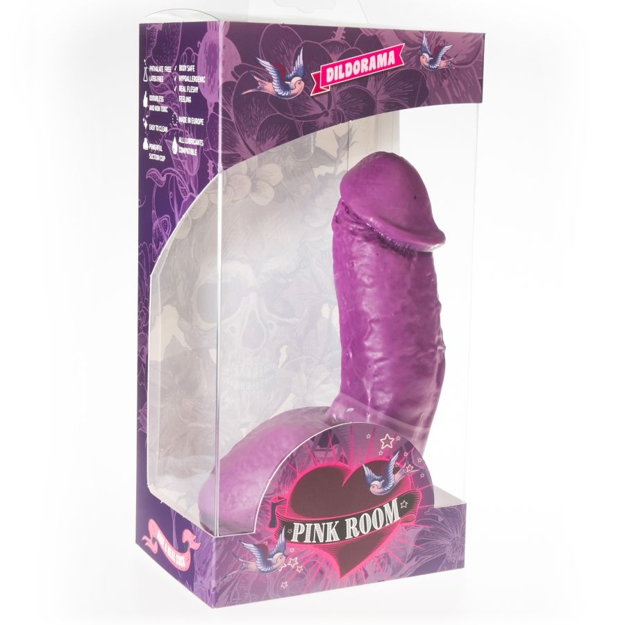 Gode Réaliste Elian 17,5 cm Ventouse Veines Sculptées - Pink Room