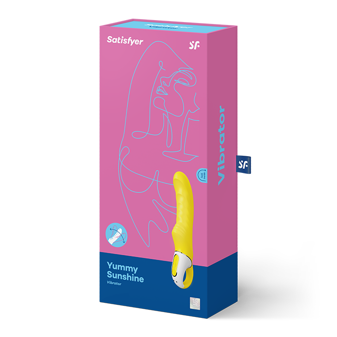 Vibromasseur Point G Vibe Yummy Sunshine 12 Modes Rechargeable - Satisfyer