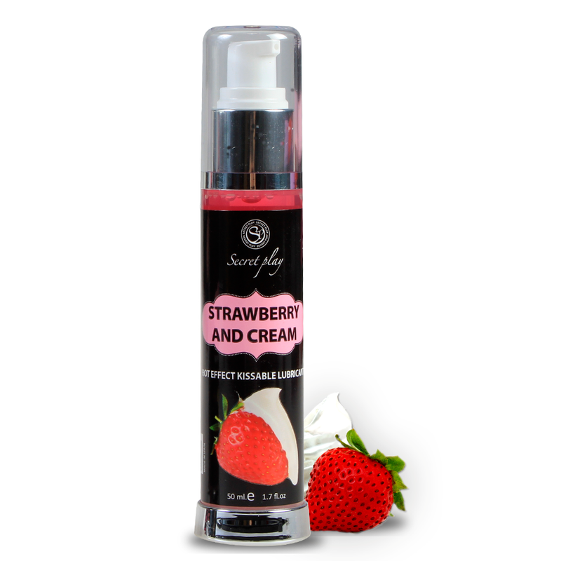 Lubrifiant Chauffant Comestible 2-en-1 Base Eau 50 ml - Secretplay