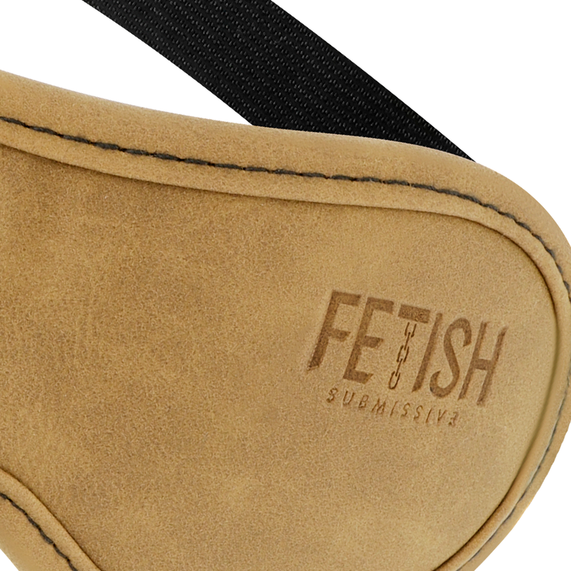 Masque BDSM Cuir Végan Doublure Néoprène Réglable - Fetish Submissive