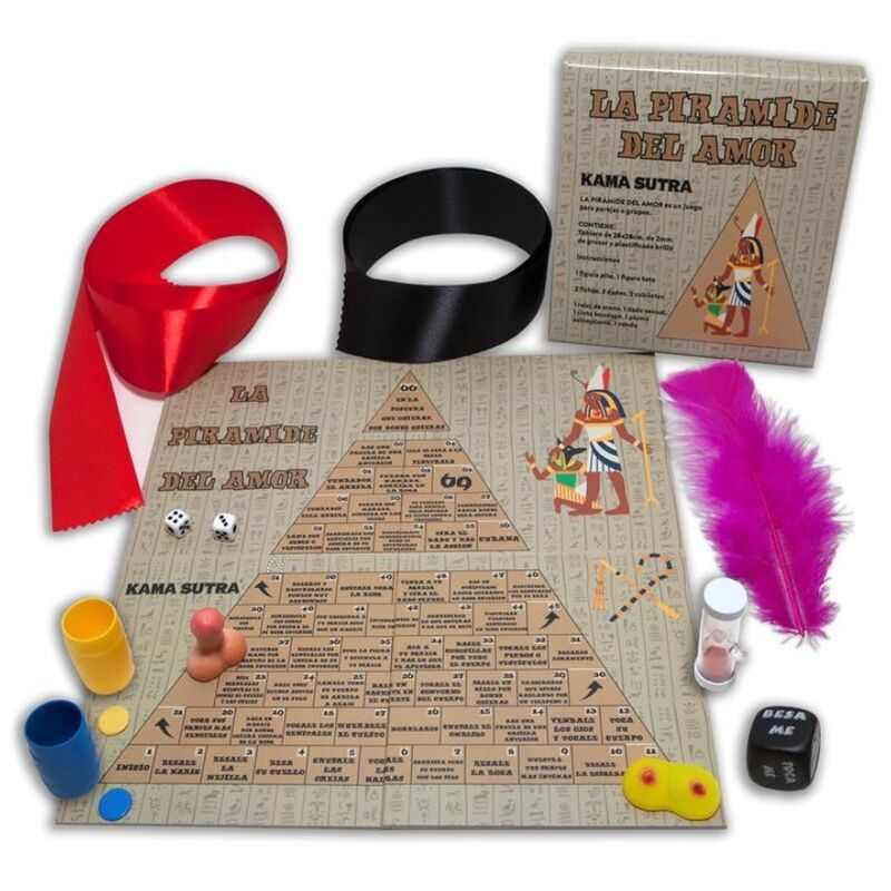 Jeu Érotique La Pyramide de l'Amour Coffret Couple ou Amis - Diablo Picante