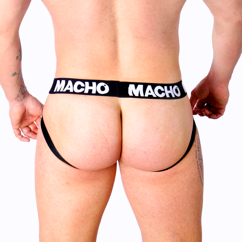 Jockstrap Homme MX28F Lycra Sangles Doubles Effet Push-Up - Macho Underwear