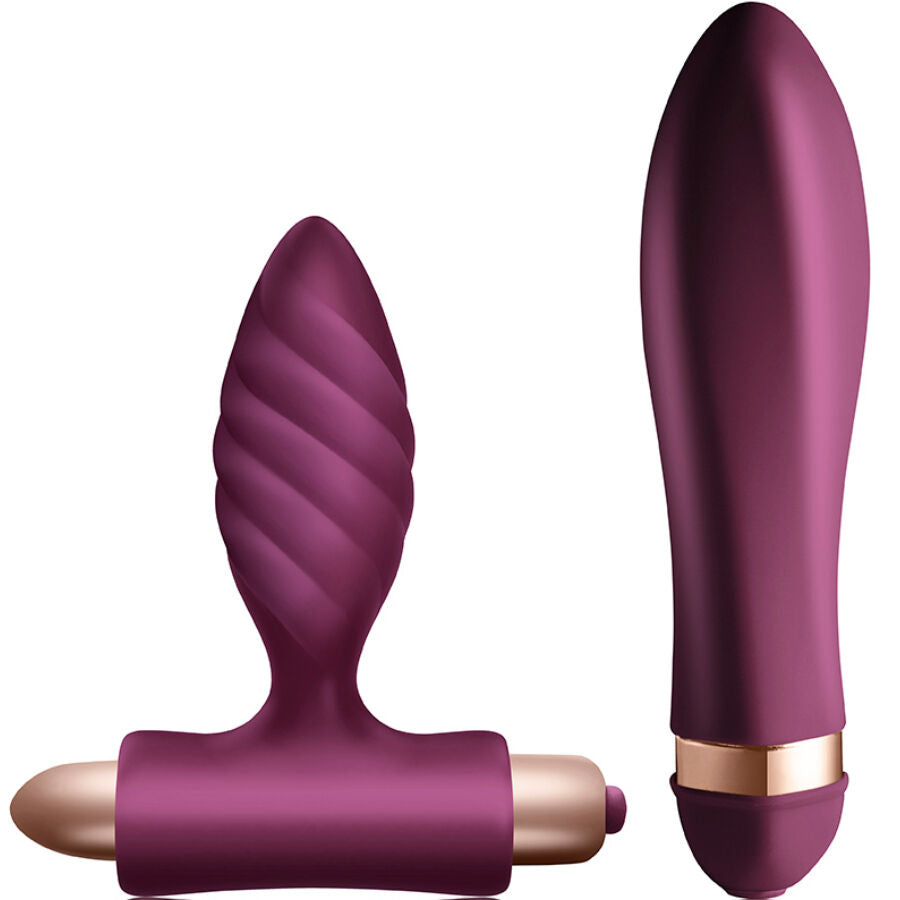 Kit Couple Desire Vibromasseur Torsadé Ardor + Plug Anal Oryx - Climaximum