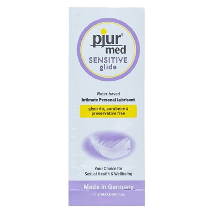 Lubrifiant Base Eau Sensitive Glide Sans Glycérine - Pjur Med