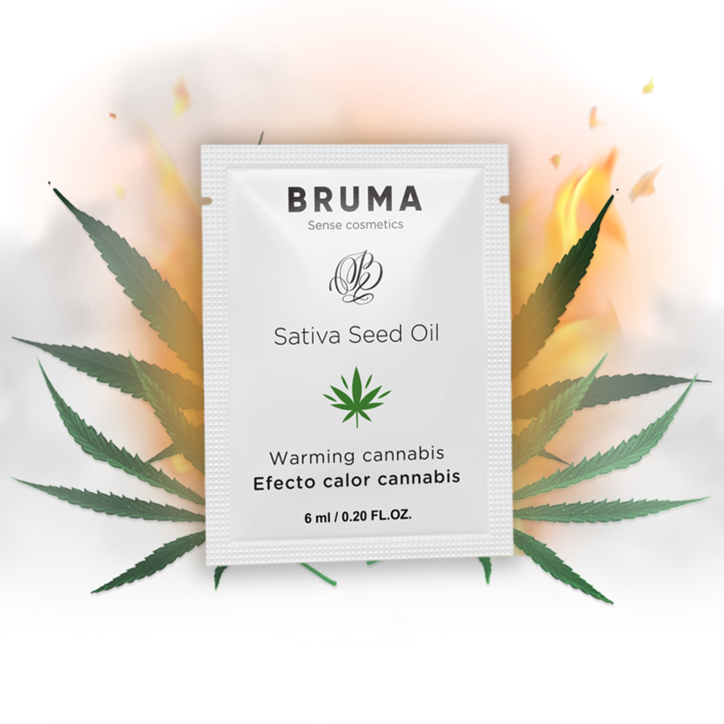Lubrifiant Chauffant Cannabis Base Eau - Gel Aromatisé - Bruma