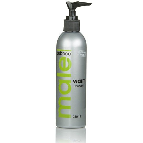 Lubrifiant Chauffant Effet Chaud MALE 250ml Compatible Préservatifs - Cobeco Pharma