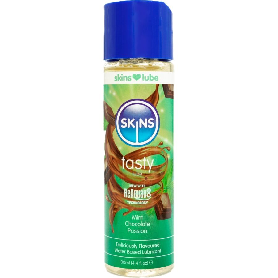 Lubrifiant Eau Aromatisé Goût Sucré 130 ml - Skins
