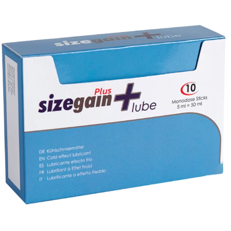 Lubrifiant Effet Froid Gain Plus 10 Monodoses Base Eau - 500Cosmetics