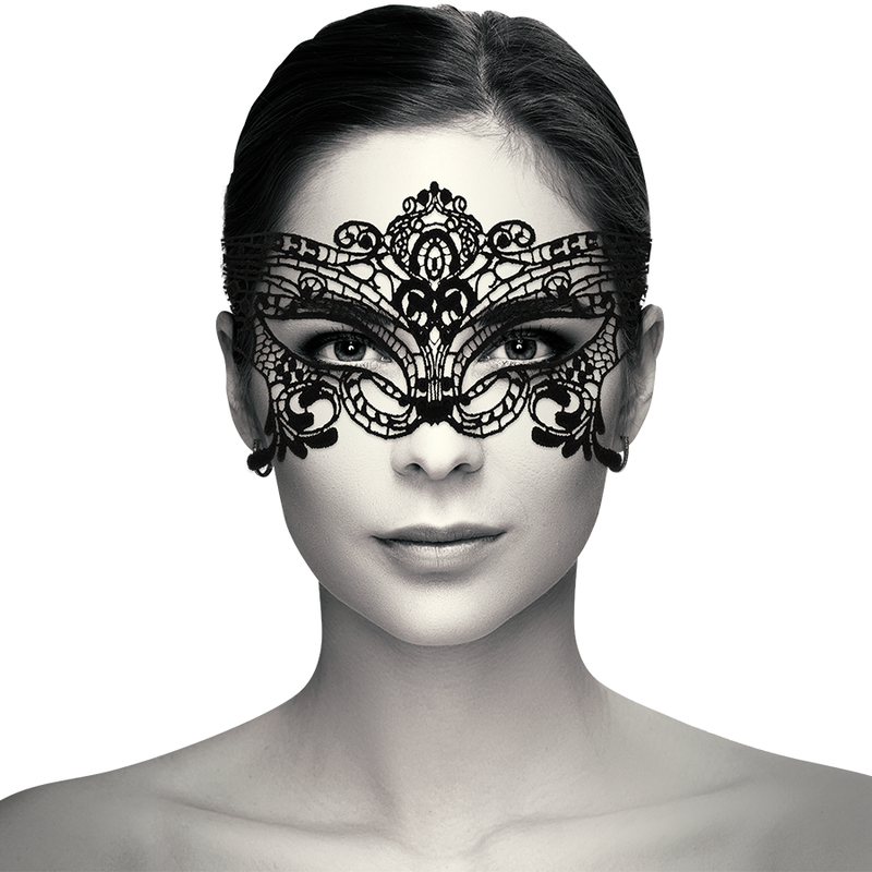 Masque BDSM Yeux Dentelle Noir Chic Desire Sensoriel - Coquette