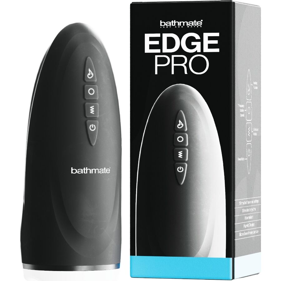 Masturbateur Électrique Edge Pro Vibration Rotation Chauffant - Bathmate