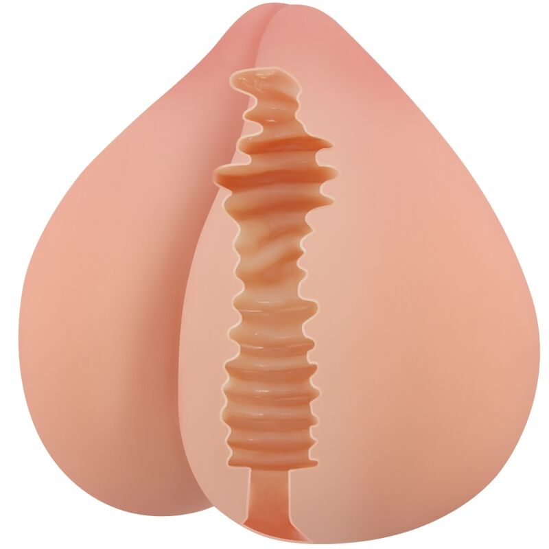 Masturbateur Masculin Forme Pêche Texturé Étanche Ultra-Doux - Pretty Love