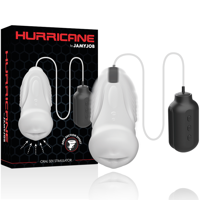 Masturbateur Oral Hurricane 7 Vibrations 7 Succions Rechargeable - Jamyjob