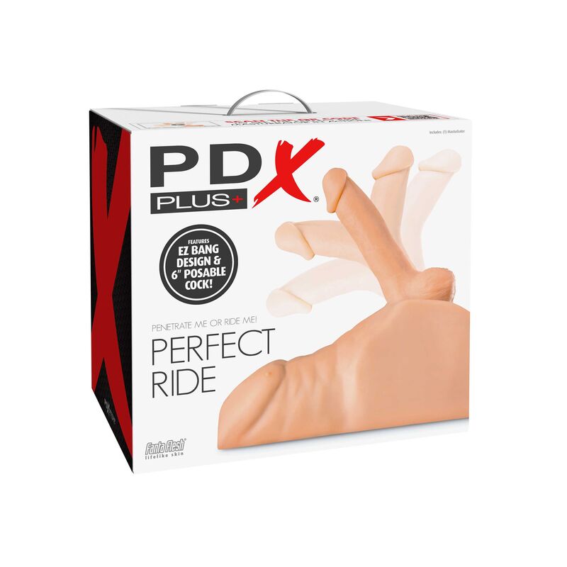 Masturbateur Pénis et Anus Perfect Ride Bite Articulée Réaliste - PDX Plus