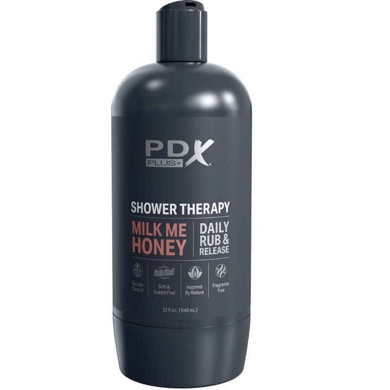 Masturbateur Stroker Discret Milk Me Honey Bouteille Shampoing Ventouse - PDX Plus
