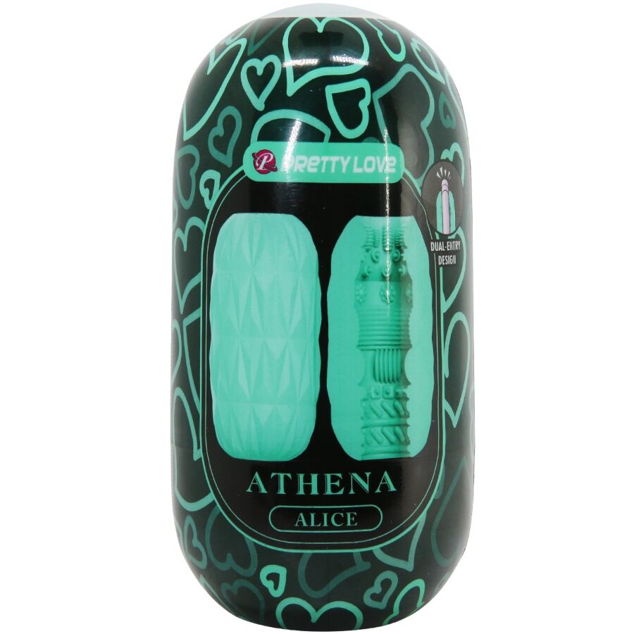 Masturbateur Œuf Athena TPR Extensible Réversible Étanche - Pretty Love