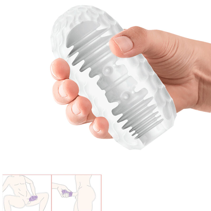 Masturbateur Œuf Venus X Mystère 3 Tunnels Texturés Extensible - Pretty Love