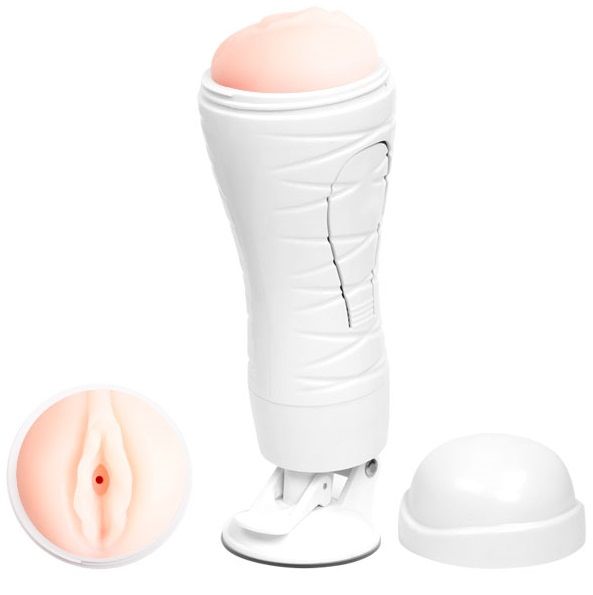 Masturbateur Vagin Vibrant Flora Ventouse 12 Modes Rechargeable - Crazy Bull