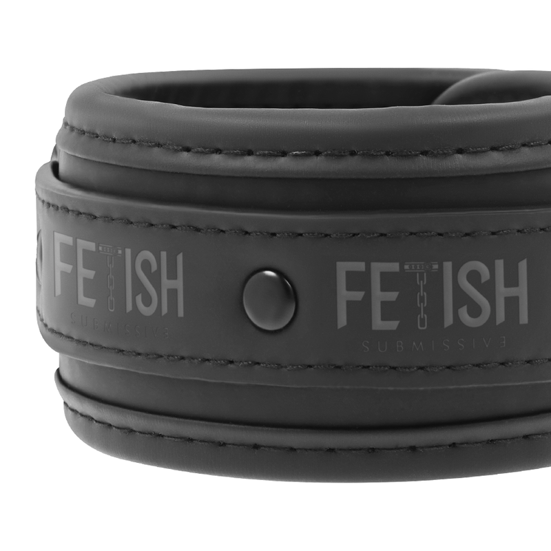 Menottes Chevilles BDSM Cuir Végan Doublure Néoprène Réglables - Fetish Submissive