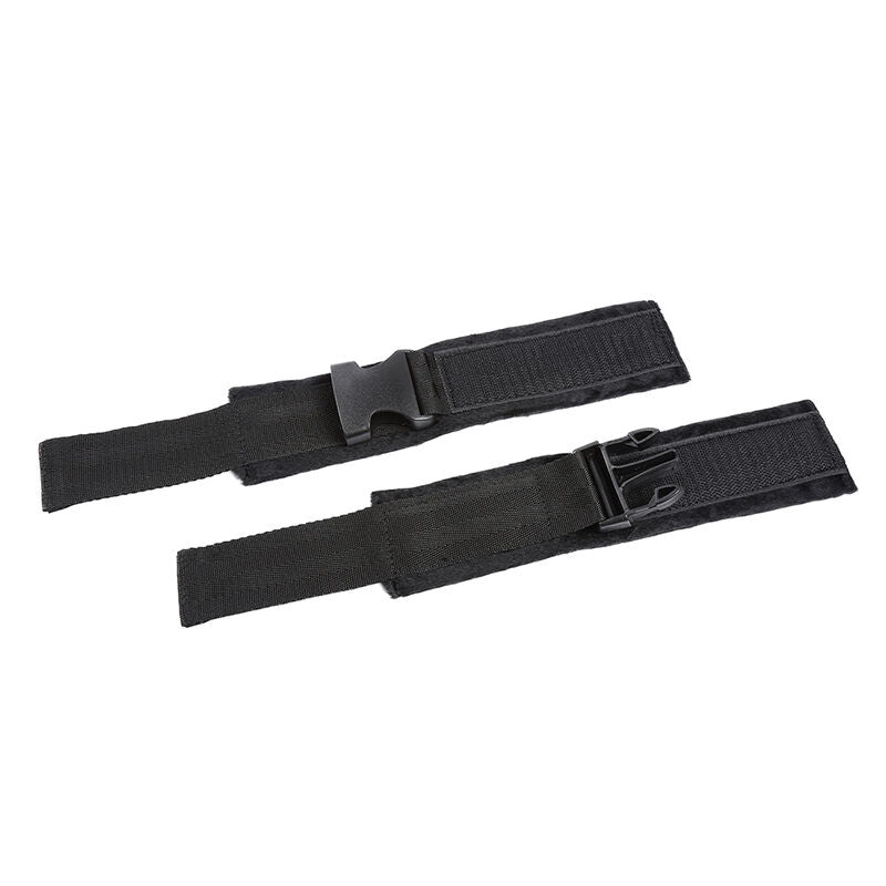Menottes de Poignet BDSM Nylon Velours Fermeture Velcro Taille Unique - Ohmama