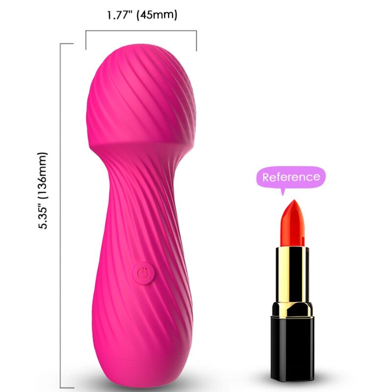 Mini Vibromasseur Wand Dazzle - Tête Flexible 9 Modes - Armony