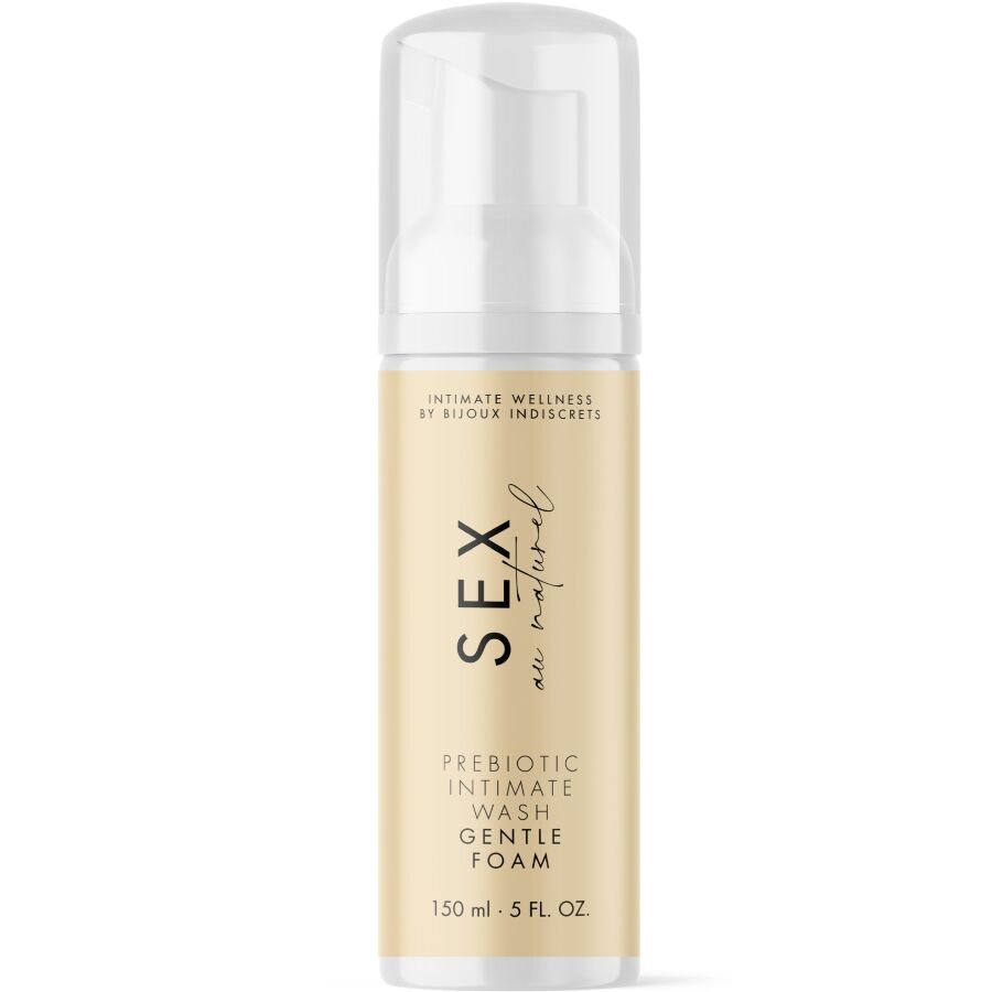 Mousse Intime Prébiotique Sex Au Naturel Sans Savon 150 ml - Bijoux Indiscrets
