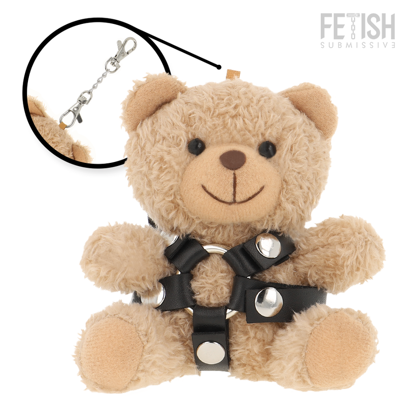 Ours en Peluche BDSM Bongo Harnais à Anneaux - Fetish Submissive
