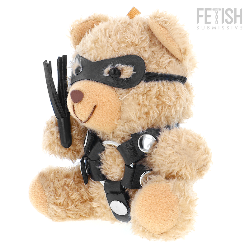 Ours en Peluche BDSM Ted Harnais Masque et Fouet - Fetish Submissive