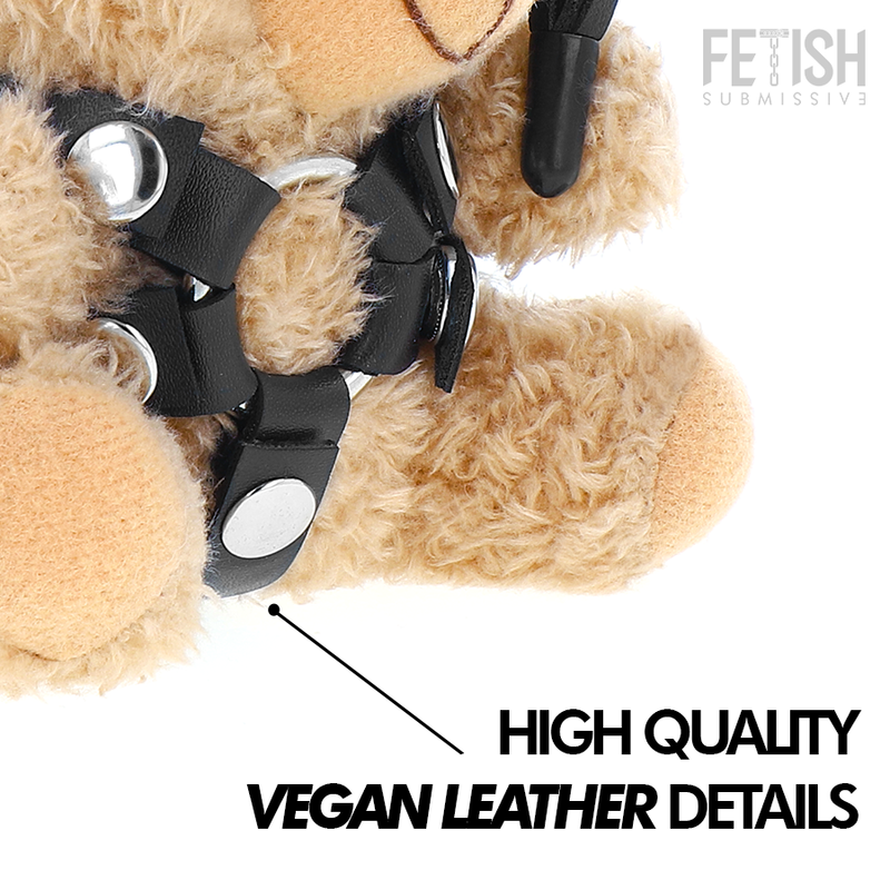 Ours en Peluche BDSM Ted Harnais Masque et Fouet - Fetish Submissive