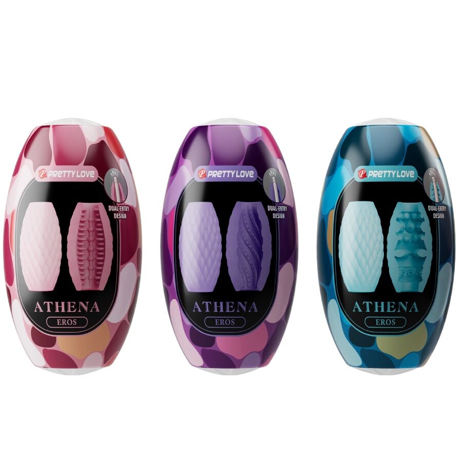 Pack 15 Masturbateurs Œufs Athena Eros Extensibles Réutilisables - Pretty Love