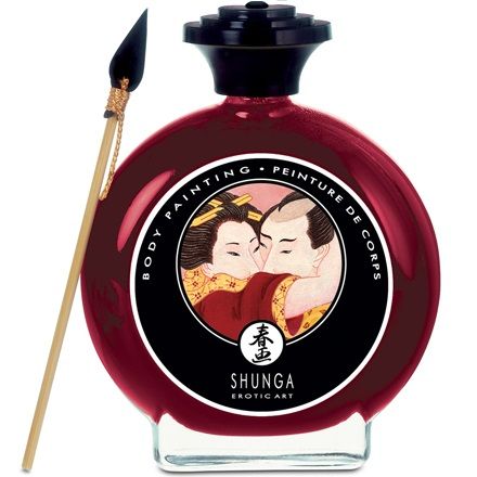 Peinture Corporelle Comestible Pinceau Inclus - Shunga
