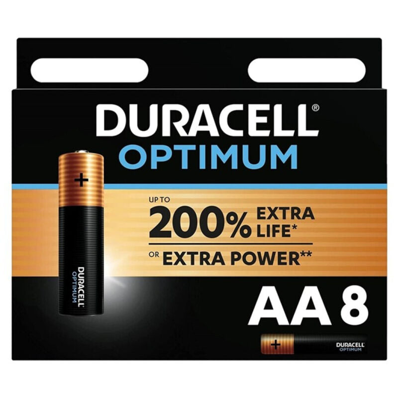 Piles Alcalines AA LR6 Optimum 200 - Duracell