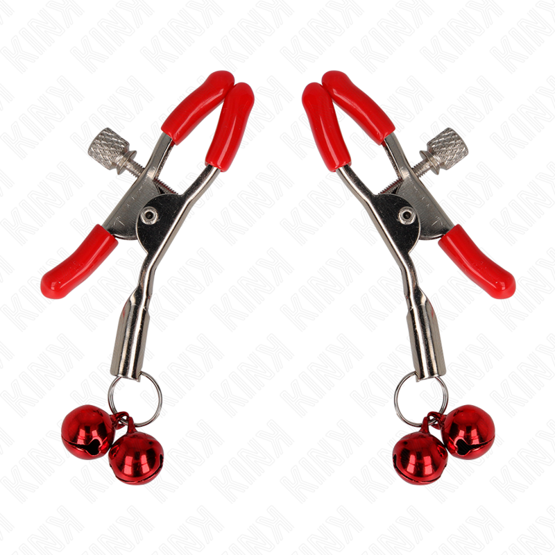 Pinces à Tétons Double Cloche 6 cm Pression Ajustable - Kink